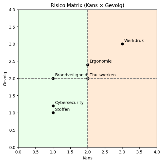 voorbeeld matrix1 RIE
